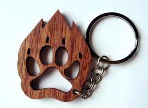 Retail Ready Wooden <b>Key</b> Chains Display Quality Wooden <b>Key</b> Chains Solid Color Wooden <b>Key</b> Chains <b>Custom</b> Factory Wholesale Use - Product Image 4