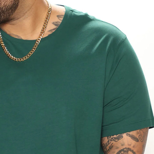 เสื้อยืดคอกลมผ้าฝ้ายใส่สบายเหมาะกับฤดูร้อน บริการ OEM สำหรับเสื้อผ้าลำลอง ดีไซน์นุ่ม ระบายอากาศได้ดี / โลโก้ - Product Image 4