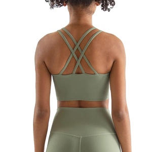 I-Word Undershirt Ropa deportiva Mujer Gym Bra Pads Sujetadores deportivos Sujetadores sin mangas para mujeres Verano Belleza Lencería Interior Adelgazamiento Wrap - Product Image 4