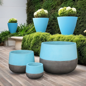 La mejor maceta moderna de hormigón de fibra GRC para mejorar el patio y el patio, macetas y macetas para exteriores - Product Image 1