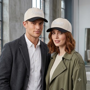 Gorra de Béisbol Personalizada de Sarga de Algodón, 5 Paneles, Estructurada, Deportiva, con Visera Curva, Unisex, Logotipo Bordado, para Bodas y Fiestas, de Fábrica - Product Image 6