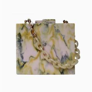 กระเป๋าคลัทช์งานฝีมือเรซิ่นสำหรับงานเลี้ยงตอนเย็นสำหรับสุภาพสตรีสำหรับตกแต่งงานแต่งงาน - Product Image 6