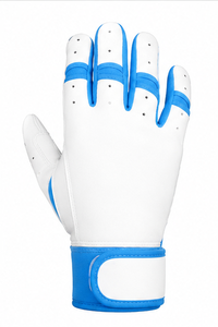 Gants de frappe de baseball personnalisés pour adultes en cuir premium, manchette longue, support de poignet réglable, pour entraînement d'équipe, vente en gros OEM - Product Image 2