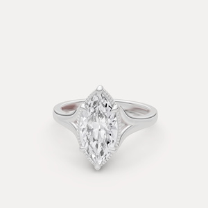 Anillo de Diamantes Cultivados en Laboratorio de 18k con Halo Oculto de la Mejor Calidad para Mujer, con Diseño Elegante y Acabado Brillante, en Venta - Product Image 2