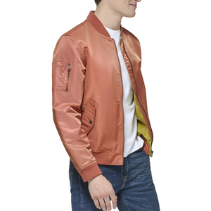 Most Selling Product <b>Men</b> <b>Long</b> Sleeve Satin <b>Jacket</b> Factory Made High Quality Custom Logo <b>Men</b> Satin Varsity <b>Jacket</b> - Product Image 6