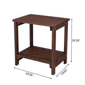 Tavolino Rettangolare in Legno Marrone Chiaro per Arredamento Soggiorno - Product Image 6