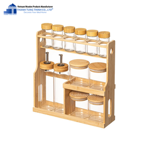 Étagère à épices en bois de qualité export |   Fournisseur d'articles de cuisine vietnamiens - Product Image 5