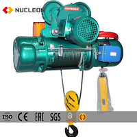 Nucleon marque atelier matériel levage 500 kg 1500kg 1 tonne 2 tonnes 3 tonnes 5 tonnes palan électrique à câble métallique avec moteurs allemands