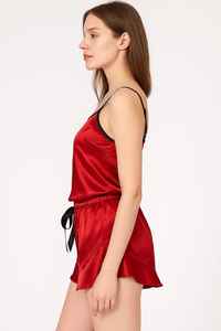 Conjunto de Lencería Sexy y Elegante para Mujer, Top Corto de Satén Transpirable - Product Image 3