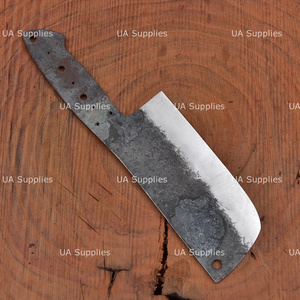 Cuchillo de Carnicero Forjado con Hoja en Bruto de Acero de Alto Carbono, Cuchillo de Chef Tipo Cleaver con Punta Caída de 11 Pulgadas, Listo para Instalar el Mango - Product Image 4