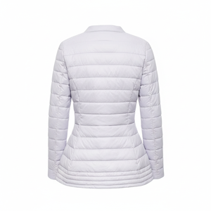 Chaquetas de Invierno Acolchadas para Mujer, Diseño Personalizado, Tejido Brillante y Transpirable, Chaquetas Cortas Estilo Bomber, Fabricante OEM/ODM - Product Image 2