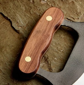 Custom Handmade Forged Ullu <b>Knife</b> Stainless Steel Wood Handle Leather Sheath Eco-Friendly Ambidextrous Modern Dishwasher <b>Safe</b> - Product Image 2