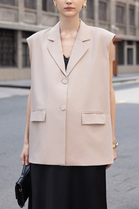 Chemisier d'été ample pour femme en modal/coton, col en V tissé, uni, respirant, écologique, antistatique, à bouton unique, broderie main, pour la maternité - Product Image 3