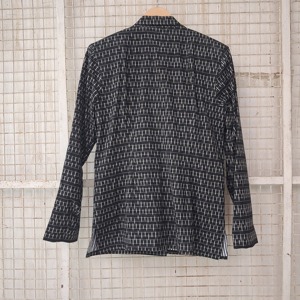 Manteau Ikat à motif géométrique pour femme, décontracté, manches longues, col en V, coupe-vent, respirant, écologique, toutes saisons, vêtement d'extérieur, chaud pour l'hiver - Product Image 5