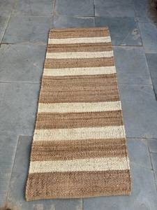 Alfombra de Yute Tejida a Mano, Fibra Natural, Decoración del Hogar, Estilo Boho, Alfombra de Yute Hecha a Mano, Tapete Sostenible, 100% Yute Natural - Product Image 5