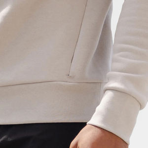 Sudadera con Capucha Beige para Hombre, Corte Regular, Tejido de Algodón, Color Sólido, Estilo Casual para Otoño, con Diseño de Bolsillo - Product Image 5