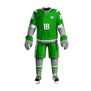 Uniforme de hockey sur glace sur mesure 2026, best-seller, avec logo personnalisé, tissu polyester respirant, couleur personnalisée de haute qualité - Product Image 2