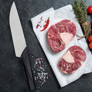 Couteau de chef professionnel en acier inoxydable, couteau de cuisine durable pour la préparation quotidienne des aliments et les tâches culinaires - Product Image 5
