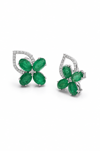 Pendientes de Plata de Ley con Rodio y Diamantes de Imitación para Regalo de Boda o Compromiso KLST-30197 - Product Image 6