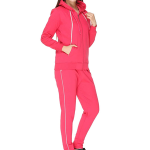Conjunto Deportivo de Dos Piezas para Mujer, de Felpa, Corte Regular, Diseño Sólido, Ropa Casual de Invierno, de la Mejor Calidad, al Mejor Precio - Product Image 2