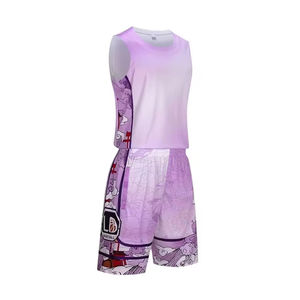 Tenue de basketball de qualité supérieure, confortable, en tissu doux, avec logo personnalisé, ensembles respirants, style tenue de basketball - Product Image 2