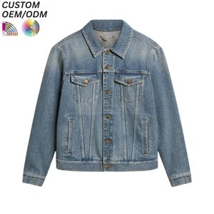 แจ็คเก็ตยีนส์ลำลองสไตล์วินเทจสำหรับผู้ชาย  แบบคลาสสิค  สำหรับฤดูหนาว  รับผลิตแบบ OEM ODM  รองรับการผลิตขายส่ง - Product Image 6