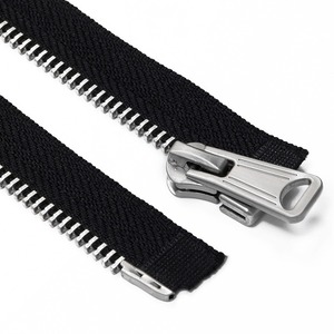 Open-end Bright Gunmetal Y-tooth Luggage Metal <b>Zipper</b> 80cm No.5 Metal <b>Zipper</b> - Product Image 2