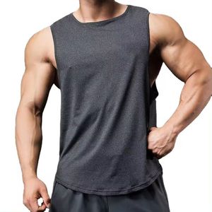Fabricant OEM de débardeurs pour hommes sur mesure, fournisseur en gros de marques privées, production en vrac, tissu stringer de gym à haute élasticité - Product Image 1