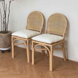 Chaise en rotin, best-seller, meubles décoratifs élégants, chaises artisanales pour événements et usage domestique - Product Image 3