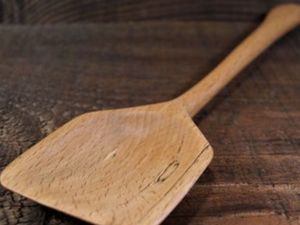 Durable Natural Wood Kitchen Spoon Set with Handmade Finish for <b>Cooking</b> and Food Serving - Product Image 2