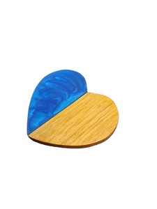 Ensemble de sous-verres en résine en bois écologique et tapis de tasse en bois à motifs uniques pour sous-verre de tasse en résine époxy bricolage - Product Image 4