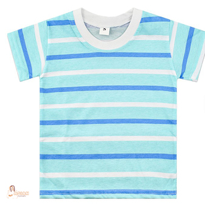 Ropa Infantil Especial al por Mayor, Camiseta de Verano de Manga Corta con Cuello Redondo para Niños de 2 a 7 Años, 100% Algodón - Product Image 1