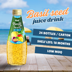 Basil seed drink Cocktail flavor 290ml OEM ODM Private Label Wholesale Beverage Manufacturer - Product Image 6