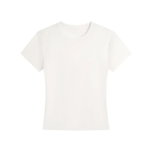 Camisetas Personalizadas para Mujer, Corte Ajustado, Manga Larga, Apliques, Cuello Redondo con Botones, Ecológicas, Transpirables, a la Moda, Lisas, Hombros Rectos - Product Image 1