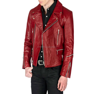 Wholesale Reasonable Price Motorbike Jacket <b>Top</b> Selling racing jersey Customized Logos Genuine Leather Motorbike Jacket - Product Image 2