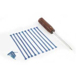 Juego de instrumentos quirúrgicos veterinarios de placa maleable cortable con bloqueo de doble cabeza en T de 1.5 mm, 10 piezas - Product Image 2