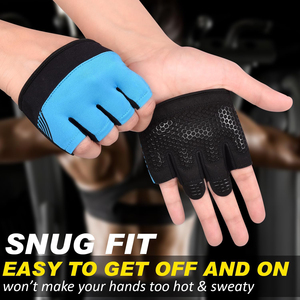 High Quality Custom Half-Finger Gym <b>Gloves</b> for Men and Women for Workout Fitness <b>Weight</b> Lifting Cycling Finger Sits <b>Gloves</b> - Product Image 3