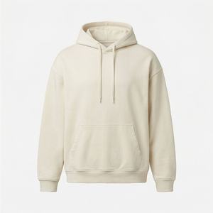 Hoodie surdimensionné élégant pour homme, design vintage délavé avec poche avant, confortable, personnalisable pour l'hiver. - Product Image 1