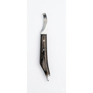 Cuchillo profesional de acero inoxidable con hoja curva para pezuñas, con herramienta de calzado, cuchillo para pezuñas de caballo, cuchillo de herrador - Product Image 3