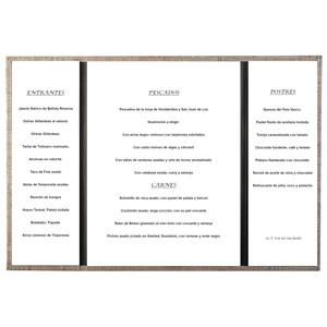 Porta Menu in Sughero con Finitura Naturale per Uso Ristorante - Product Image 2