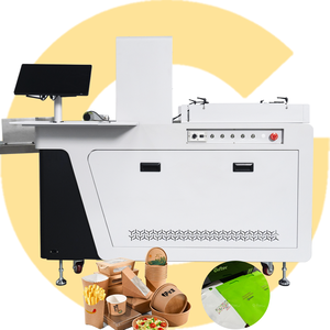 เครื่องพิมพ์ถุงแบบไม่ทอ giftec เครื่องพิมพ์ดิจิทัลบรรจุภัณฑ์แบบผ่านเดียวพร้อมเครื่องพิมพ์กล่องพิซซ่าอิงค์เจ็ทแบบอัตโนมัติ - Product Image 1