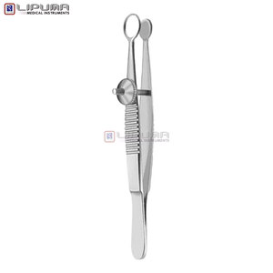 Pinzas AYER para Calázion de 9 cm, Pinzas Quirúrgicas de 10 mm de Diámetro, Hoja Sólida, Instrumentos Médicos Oftálmicos para Procedimientos Oculares - Product Image 2