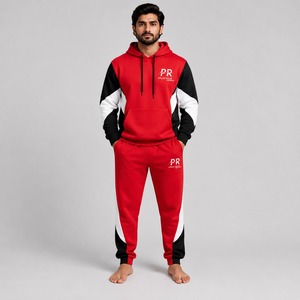 Nueva Llegada: Conjuntos Deportivos de Felpa para Hombre de Alta Calidad, Diseño Personalizado, Ropa Deportiva para Gimnasio, Estampados, a la Moda, OEM, ODM - Product Image 1