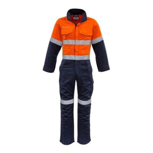 Cotton anti static breathable plus size thermal overalls working uniform coverall <b>cheap</b> for factory electronics petrochemical - Product Image 2
