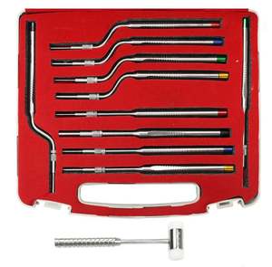 Ensemble d'osteotomes dentaires AHI, 11 pièces, acier inoxydable, classe II, concaves, manuels, certifiés CE - Product Image 5