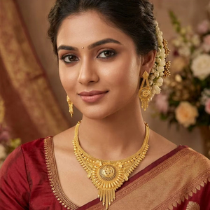 18K <b>Gold</b> Plated Brass Women's Trendy Lock Design Necklace Earrings <b>Set</b> Engagement Wedding Anniversary Party Jewelry Micro-Insert - Product Image 1