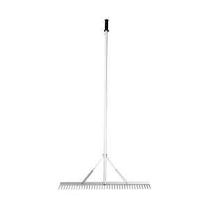 Rastrello per Paesaggistica in Alluminio da 36 Pollici con Manico Lungo 75 Pollici, Rastrello per Erbacce da Lago per la Cura del Prato e la Rimozione delle Erbacce, Punta in Acciaio per Dissodare il Terreno - Product Image 2
