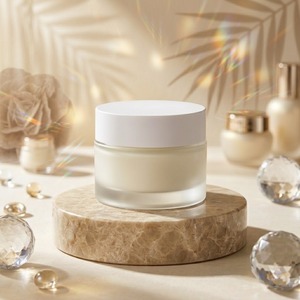 Crema Facial Antienvejecimiento con Células Madre Premium y Ceramida Matrixyl OEM ODM MOQ 350 Botella de Vidrio - Product Image 5