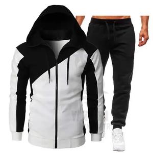 Nuevo conjunto de chándal personalizado de invierno para hombre, conjuntos de jogger de marca privada, chándales de forro polar para hombre en oferta, chándal de invierno - Product Image 1