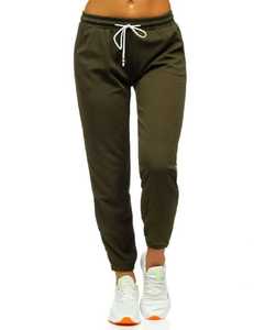Women's Solid Color Fleece Woven Cargo <b>Harem</b> Pants Drawstring Waist Regular Fit Casual Full Length Zipper Fly Workwear Multiple - Product Image 3
